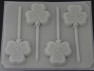 1806 Fancy Shamrock Chocolate or Hard Candy Lollipop Mold